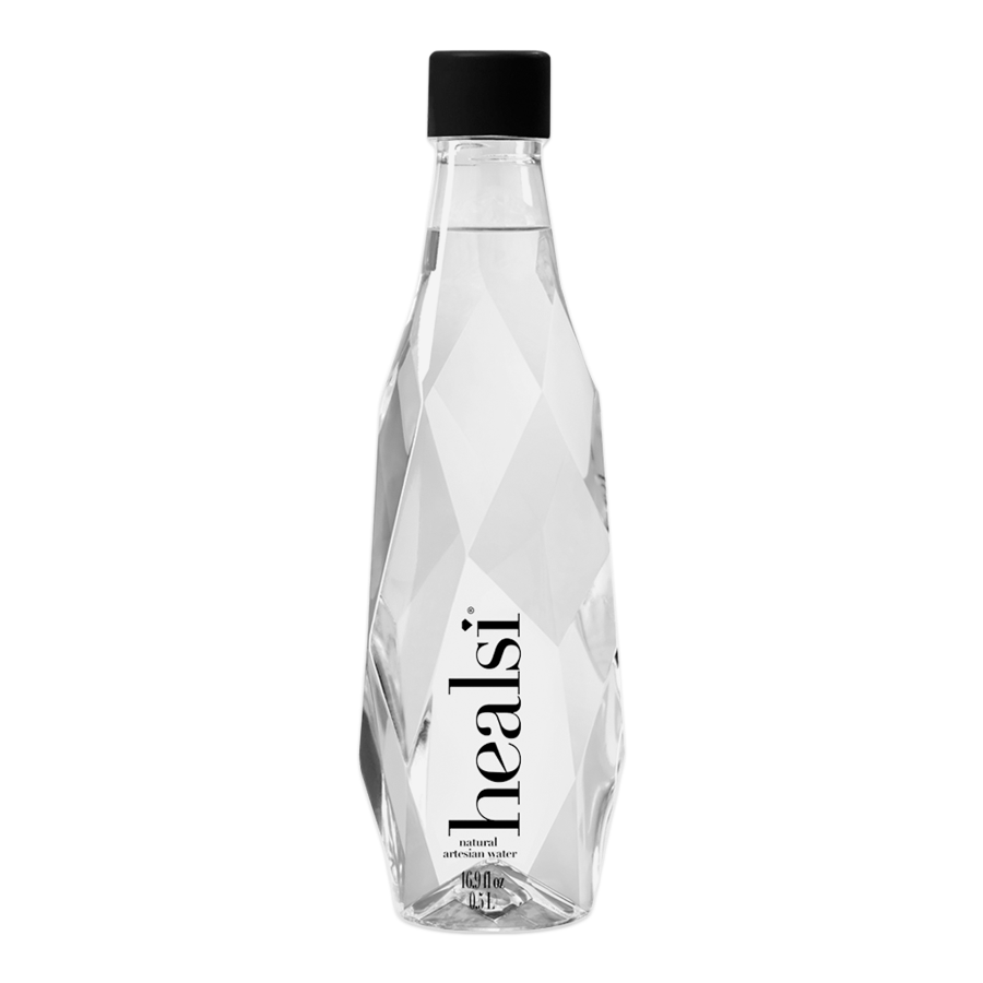 ▷Botella de agua Healsi transparente personalizada 1 litro