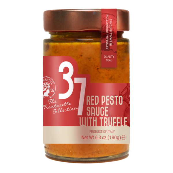 TRENTASETTE - Red Pesto Sauce with Truffles - 6.35 oz