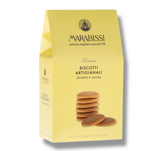 MARABISSI - Tuscan Cookies with Lemon & Ginger - 7.05 oz