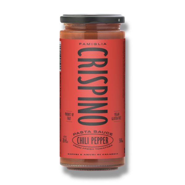 CRISPINO - Hot Chili Tomato pasta sauce - 20.45 oz