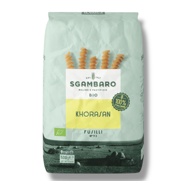 SGAMBARO - Organic Pasta with Khorasan Wheat Fusilli No:93 - 1.1 lb