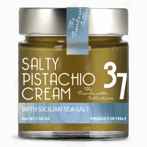 TRENTASETTE - Salty Pistachio Cream Spread - with Sicilian Sea Salt - 7.05 oz