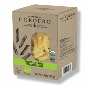 CORDERO - Organic Gluten Free Corn and Rice Penne Pasta - 7.05 oz