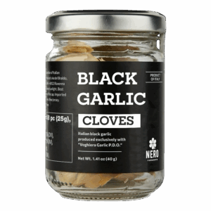 NERO FERMENTO - Italian Whole Black Garlic Cloves, "PDO Voghiera garlic" - 1.41 oz